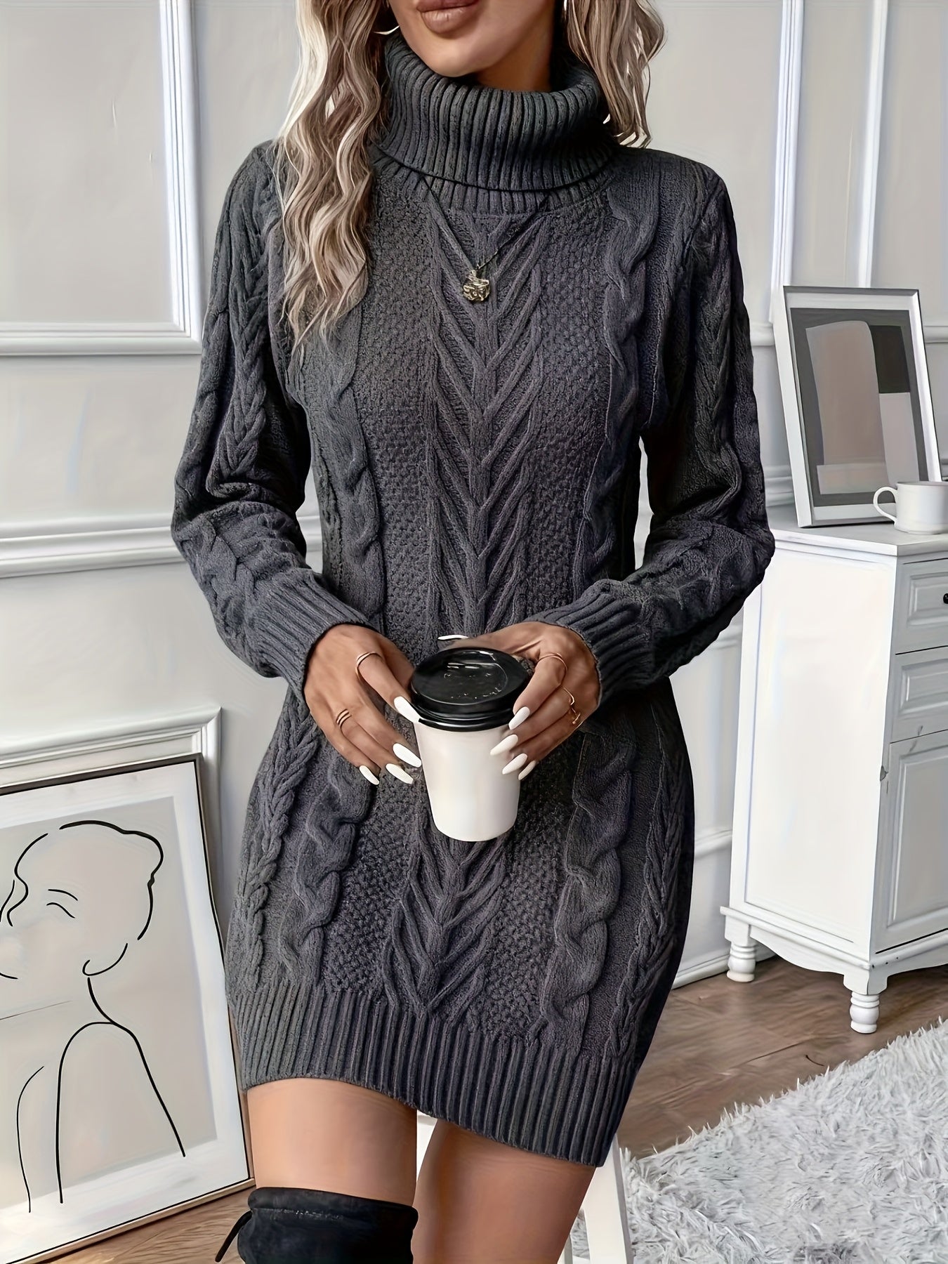 Serena | Luxurious Knitted Sweater Dress