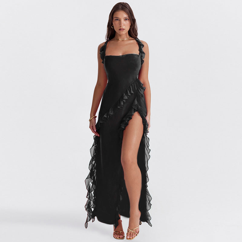 Dahlia | Refined Ruffle Slip Dress