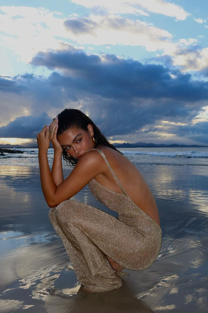 Renee | Embellished Backless Maxi Dress