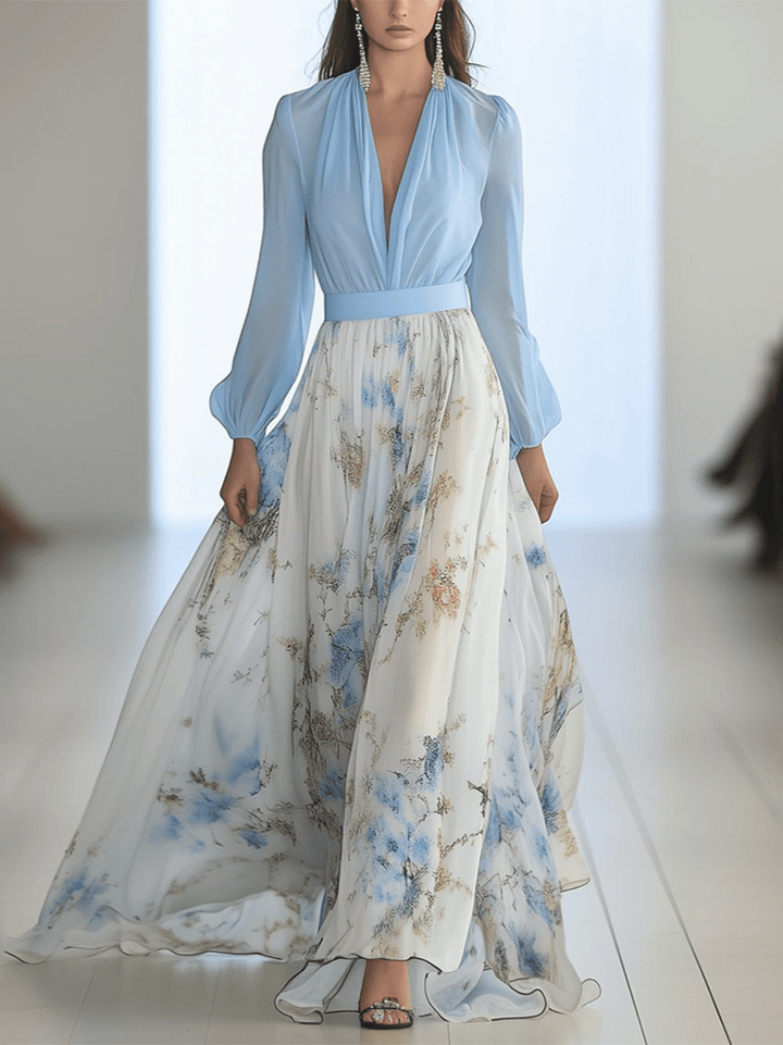 Zara | Exquisite Floral Maxi Dress