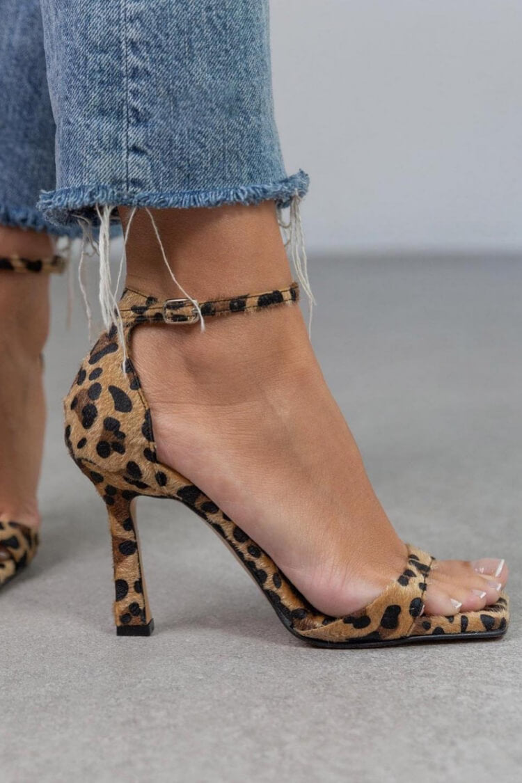 Adele | Elegant Leopard Print Heels