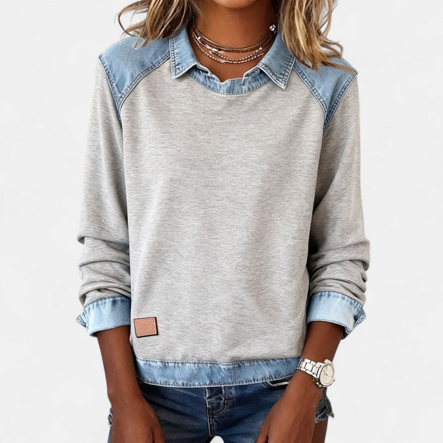 Elena | Sophisticated Long Sleeve Blouse