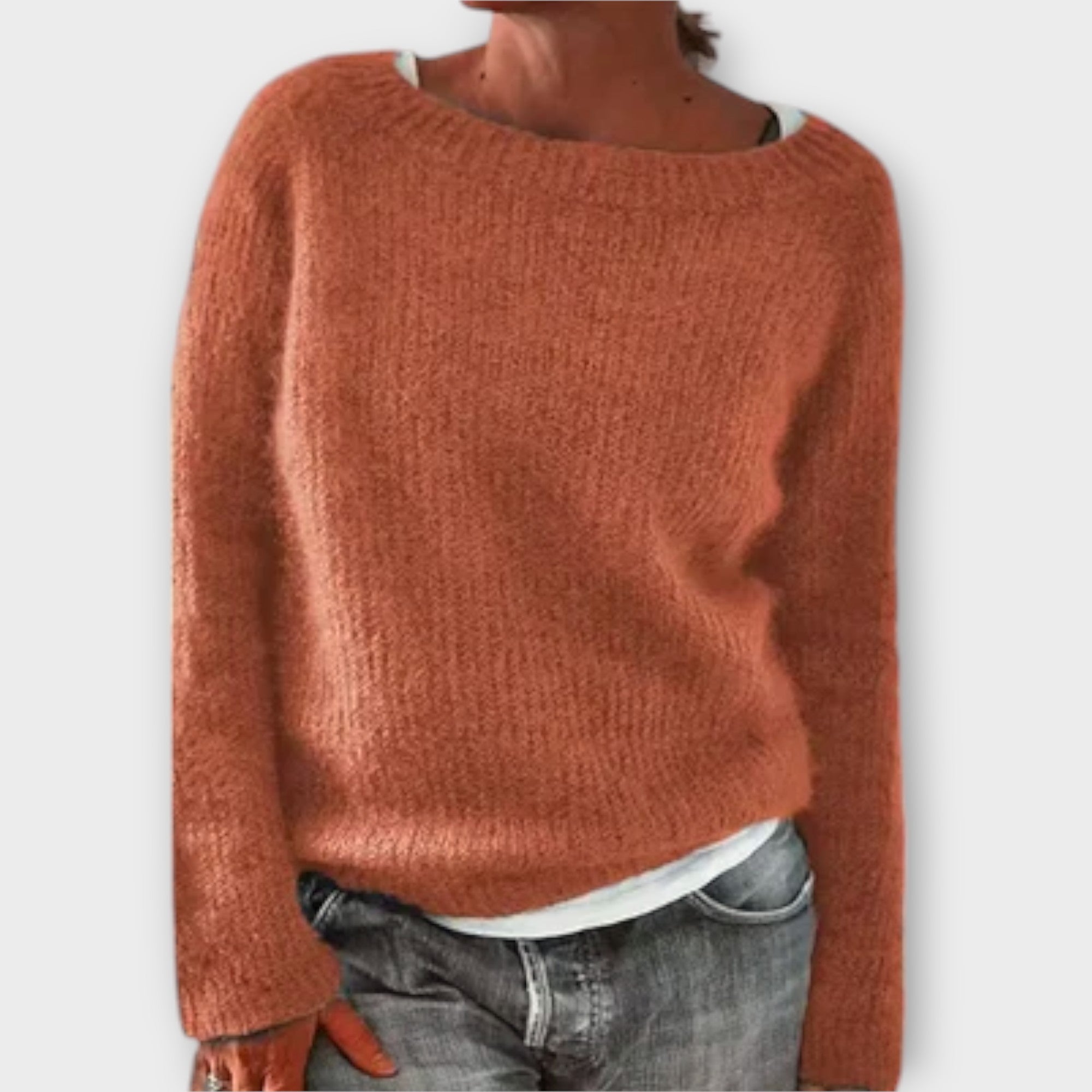 Renee | Solid Knit Sweater