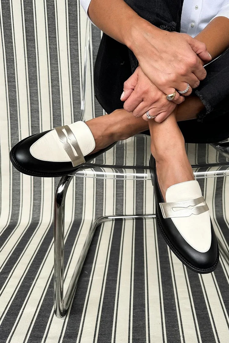 Amara | Timeless Monochrome Loafers