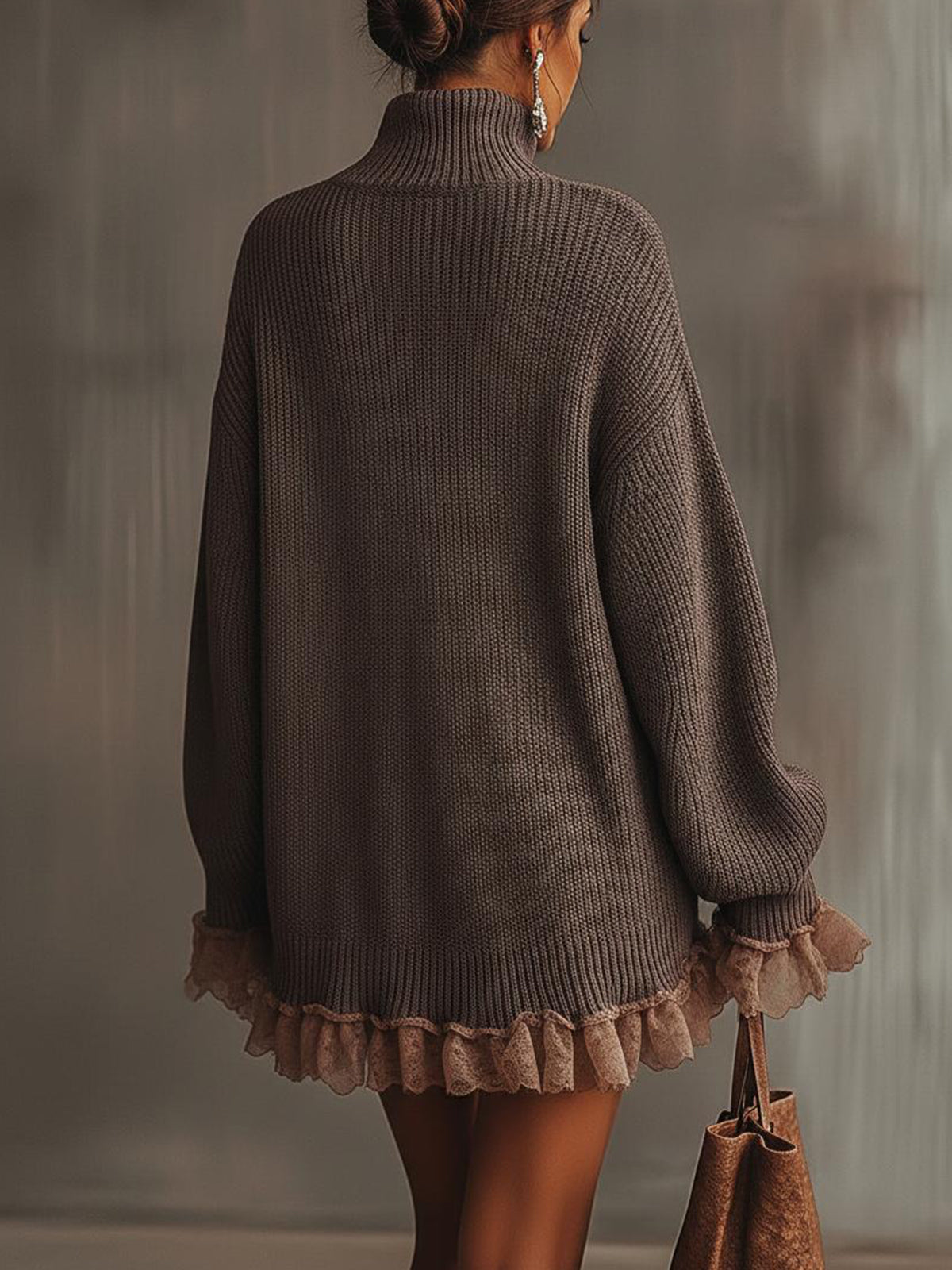 Eliza | Ruffled Knit Dress