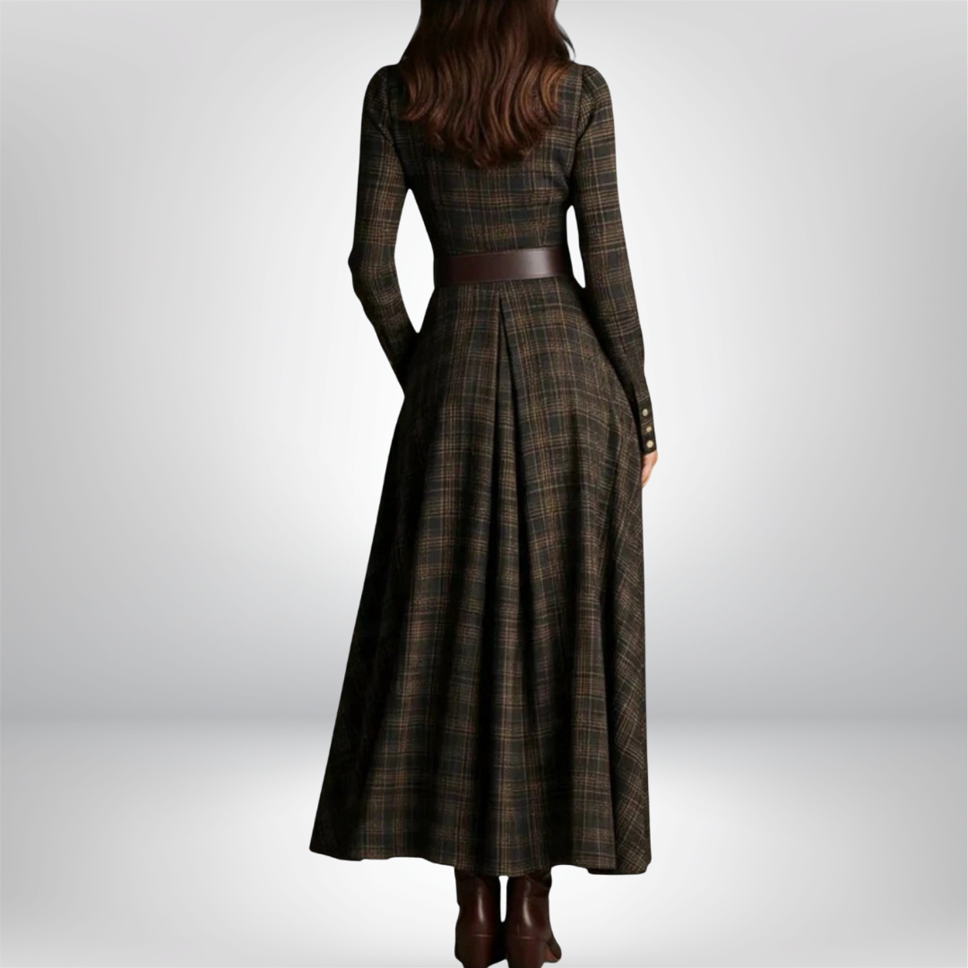 Mira | Classic Belted Shirt Dress