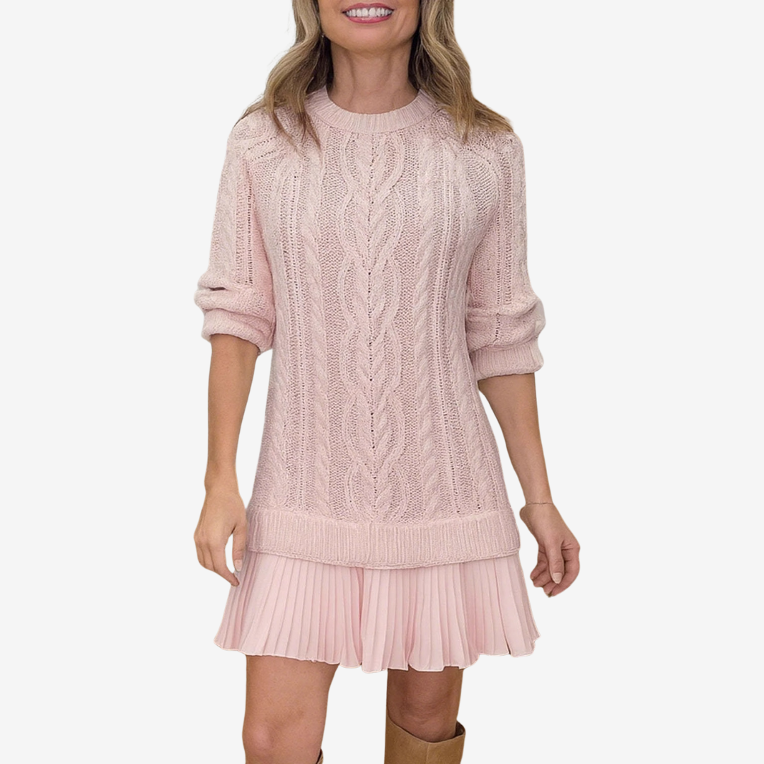 Clara | Elegant Knit Sweater Dress