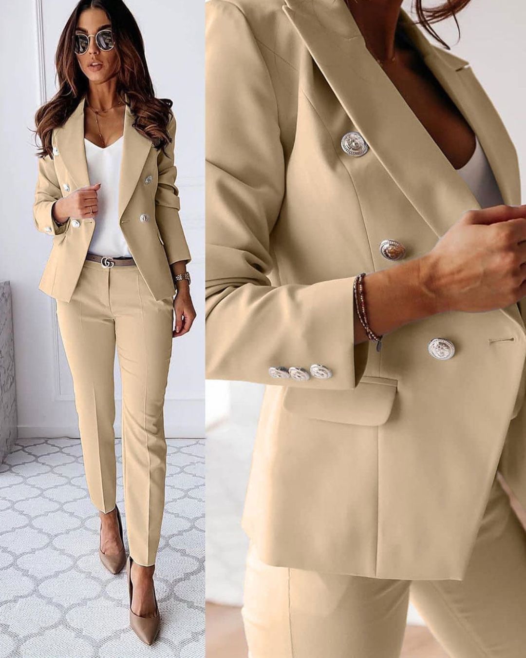 Isolde | Tailored Double-Breasted Suit