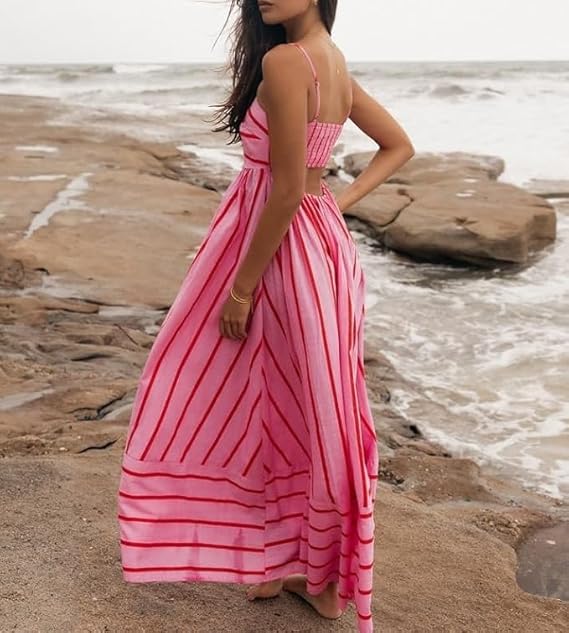 Sabrina | Sunset Hued Maxi Dress