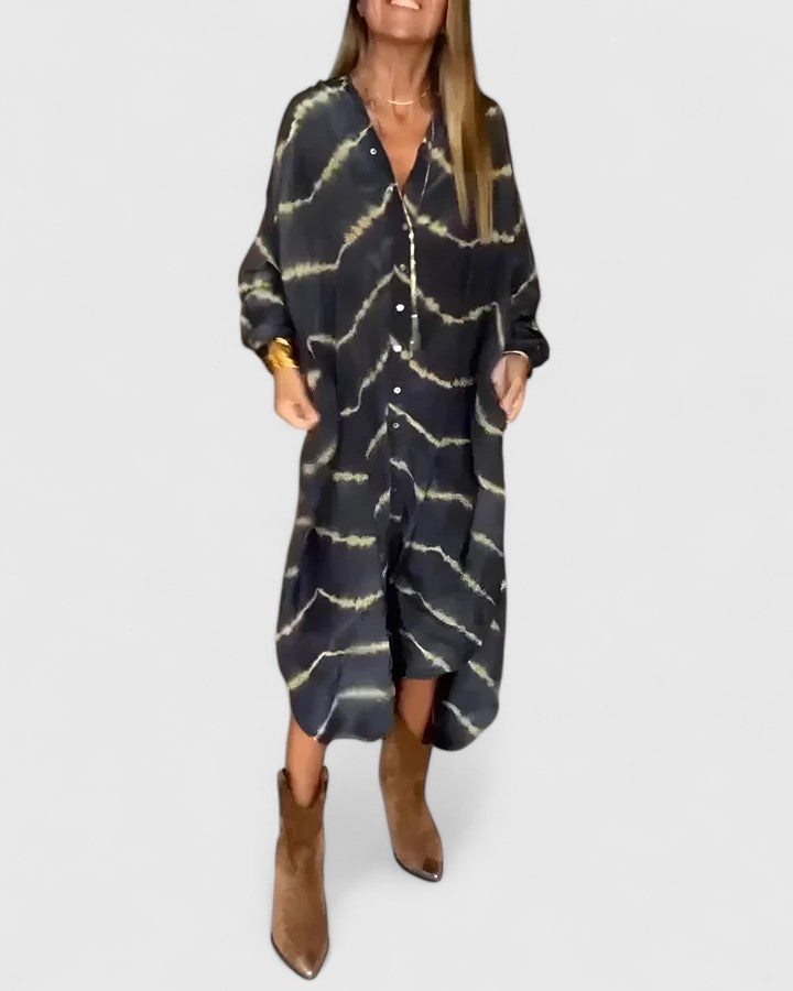 Lara | Effortless Striped Maxi Dress