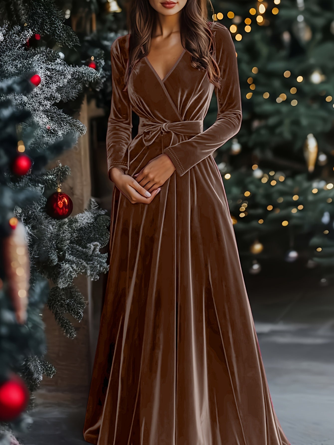 Lila | Luxurious Velvet Maxi Dress