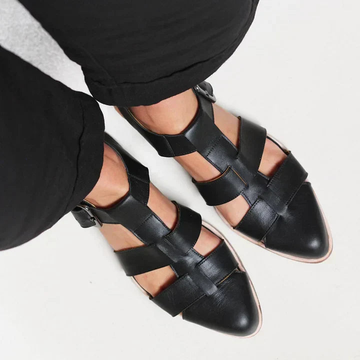 Amara | Woven Leather Sandals