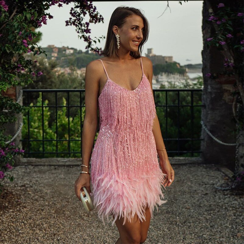 Doria | Feather Weight Mini Dress