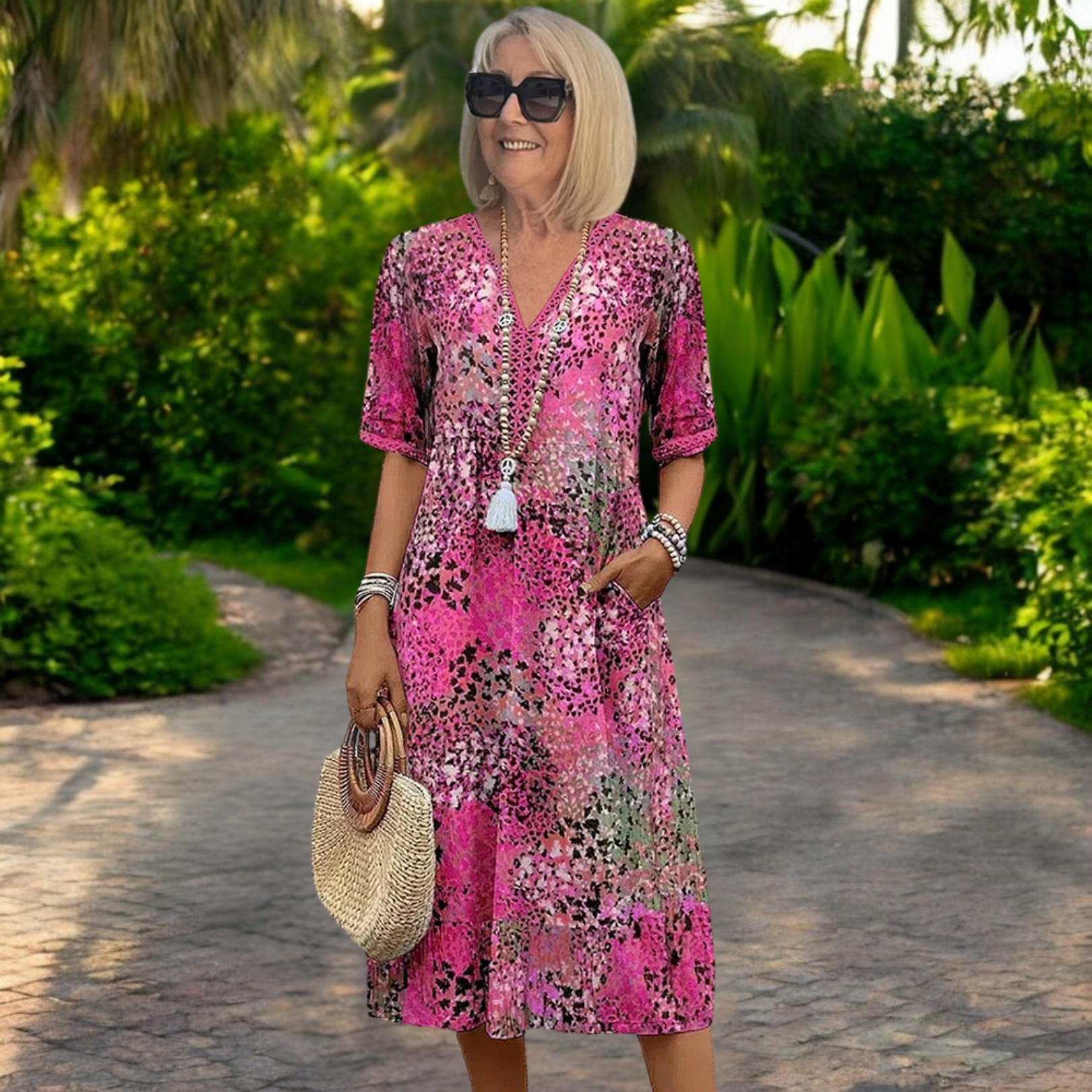 Vera | Flattering Bohemian Dress