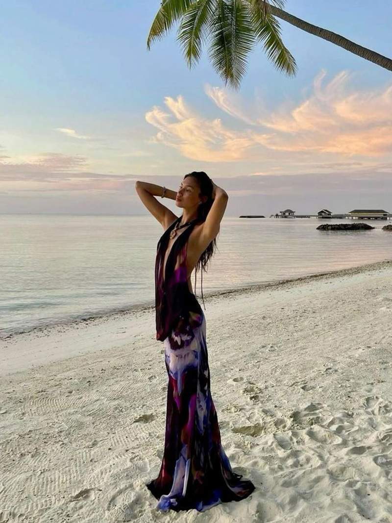 Amara | Halterneck Backless Dress