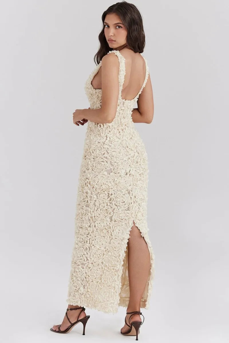 Catriona | Floral A-Line Maxi Dress