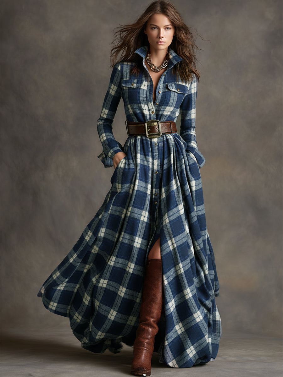 Scarlett | Elegantly Belted Shirt Dress