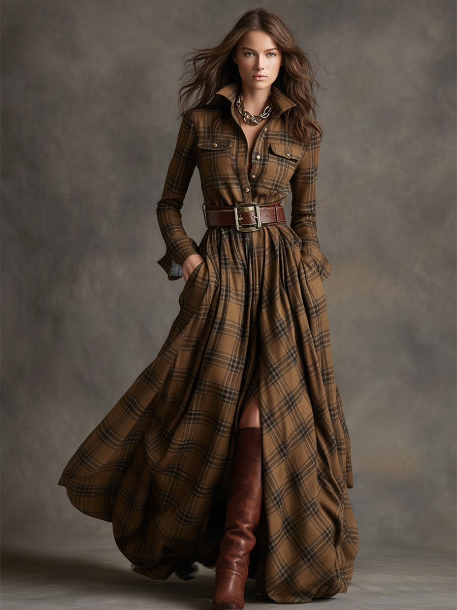 Lila | Belted Cotton Shirtdress