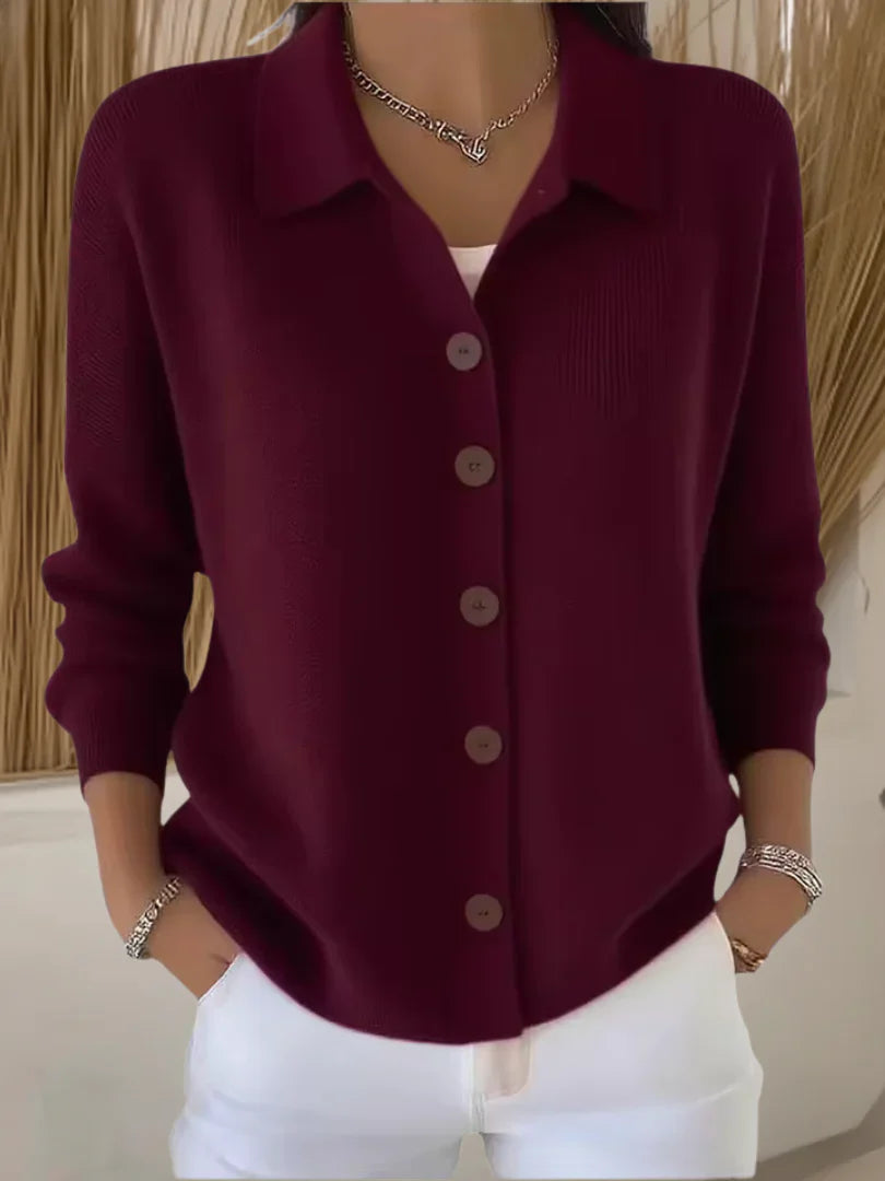 Yalina | Elegant Button-Up Blouse