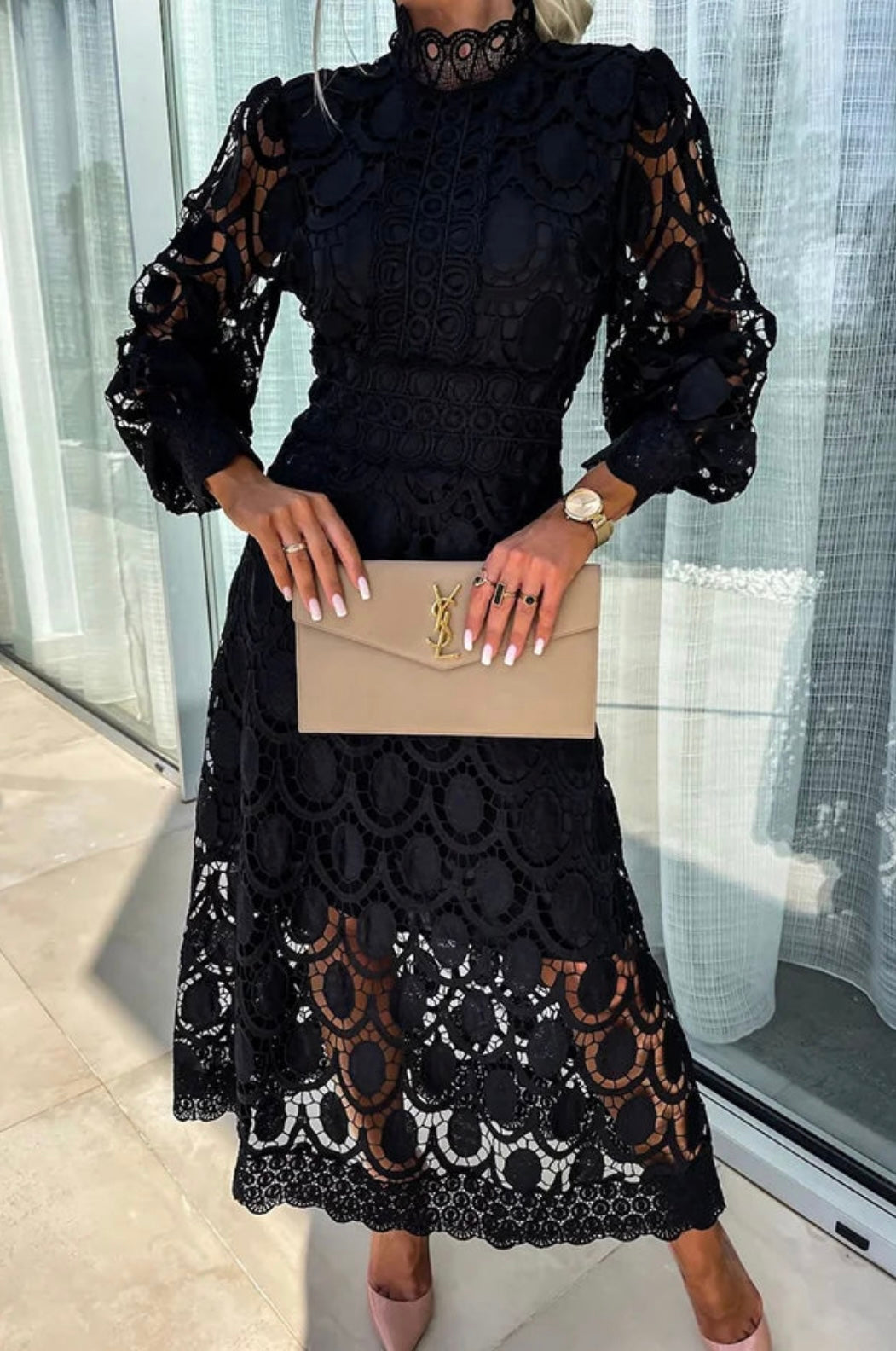 Amara | Exquisite Lace Sheath Dress