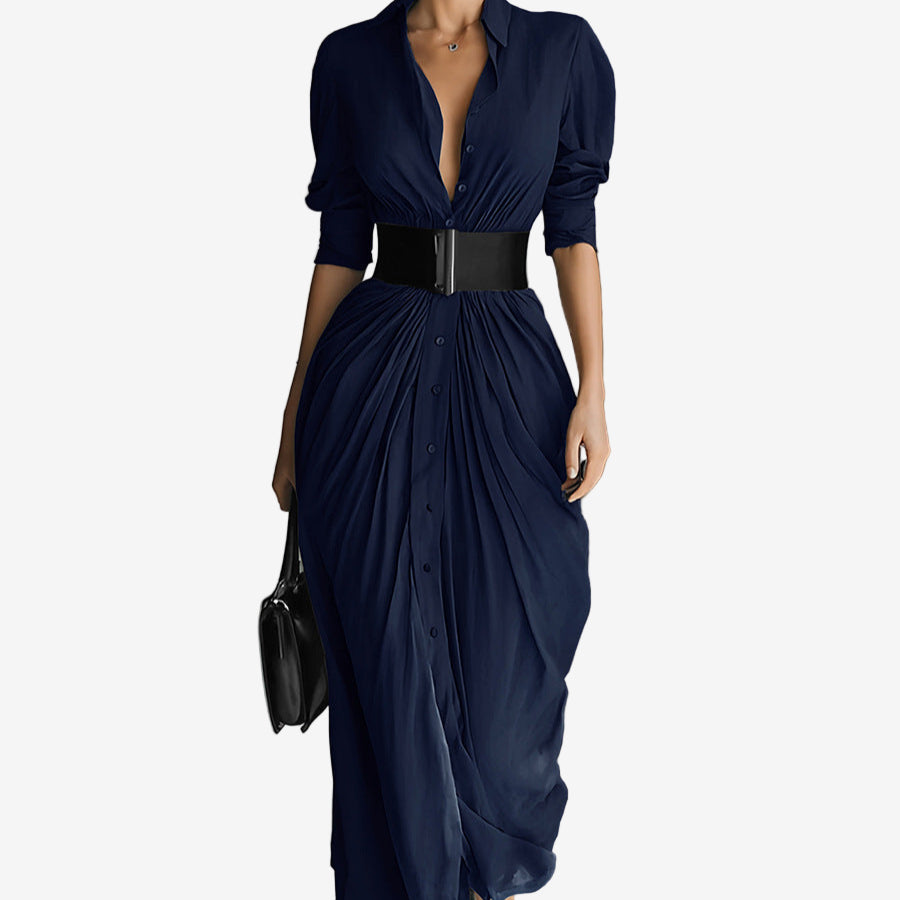 Kalina | Elegant Long Sleeve Maxi Dress