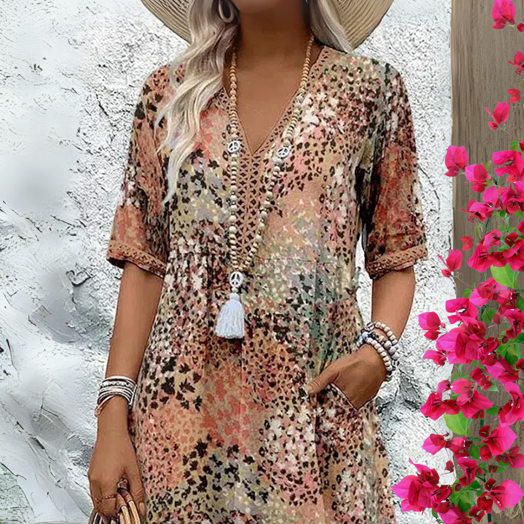 Vera | Flattering Bohemian Dress