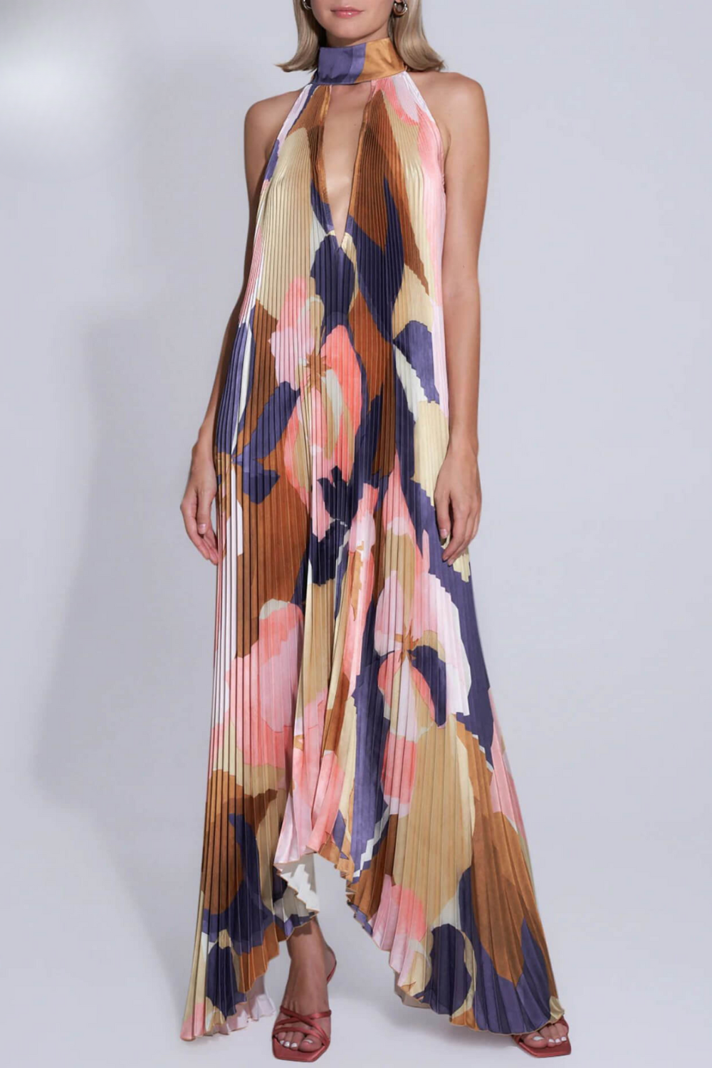 Kiera | Halterneck Midi Dress