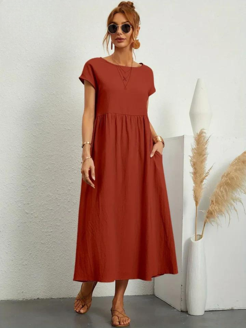 Charlene | Effortless Linen Dress