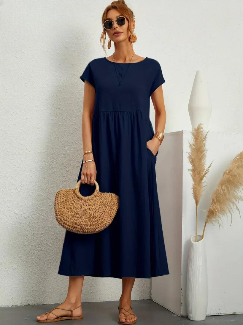 Charlene | Effortless Linen Dress