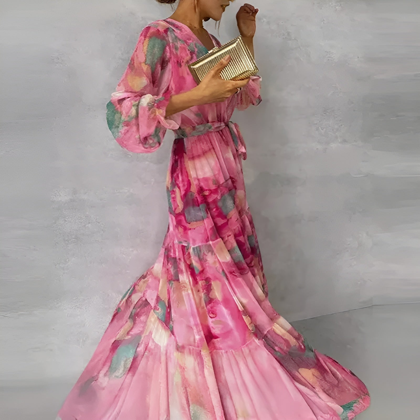 Amara | Graceful Floral Gown