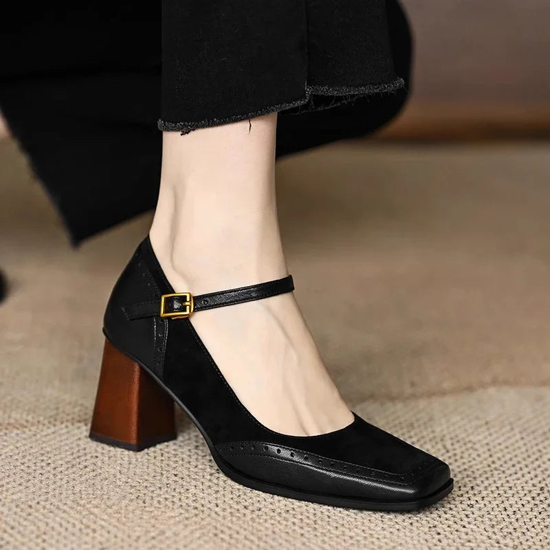 Seraphina | Timeless Leather Heels