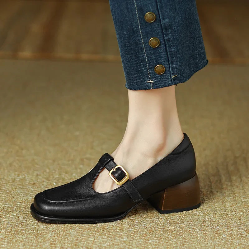 Livia | Elegant T-Bar Heels