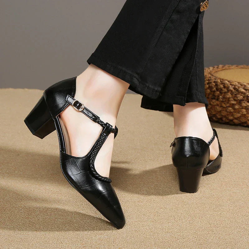 Juliette | Timeless T-Strap Shoes