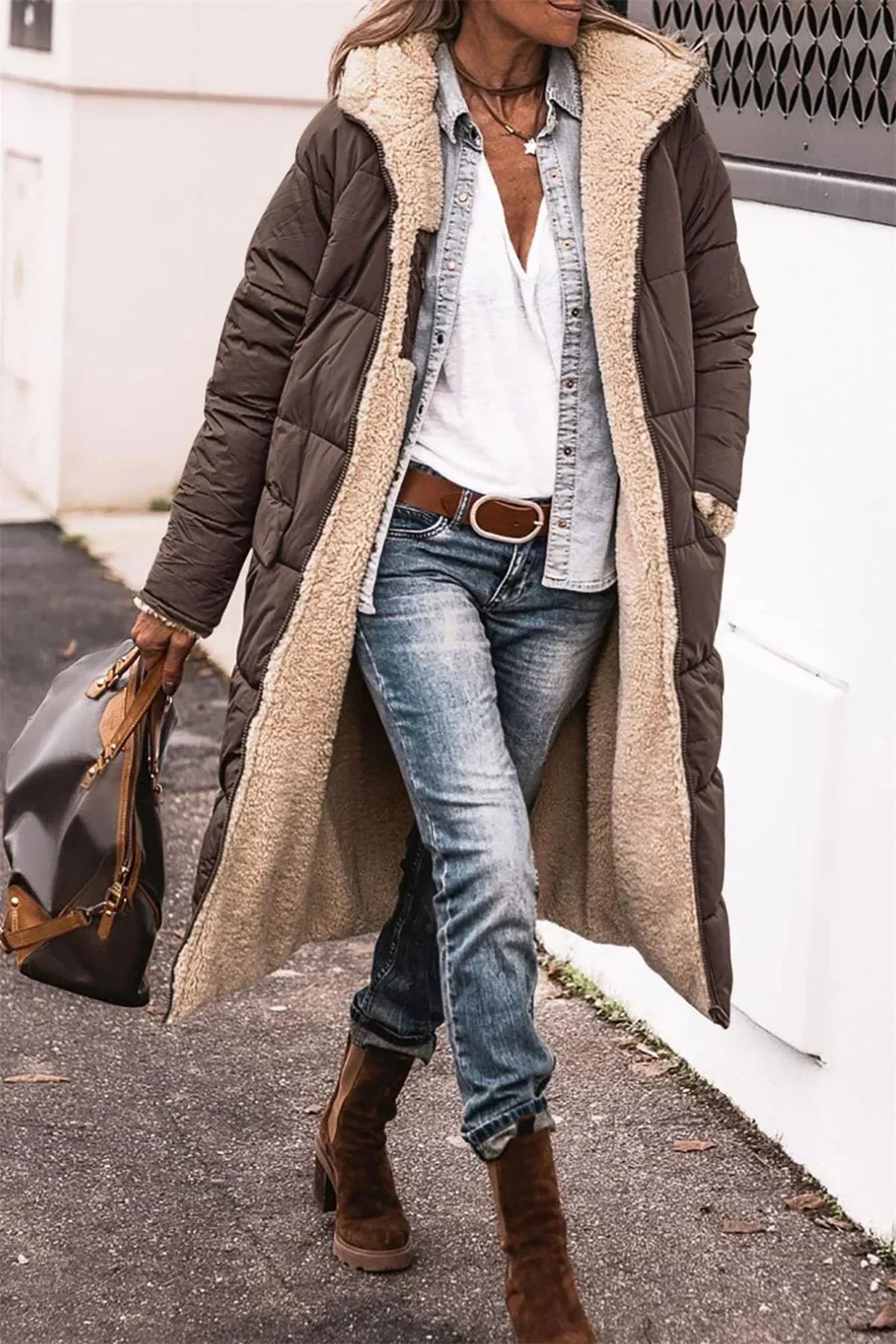 Elodie | Reversible Quilted Coat