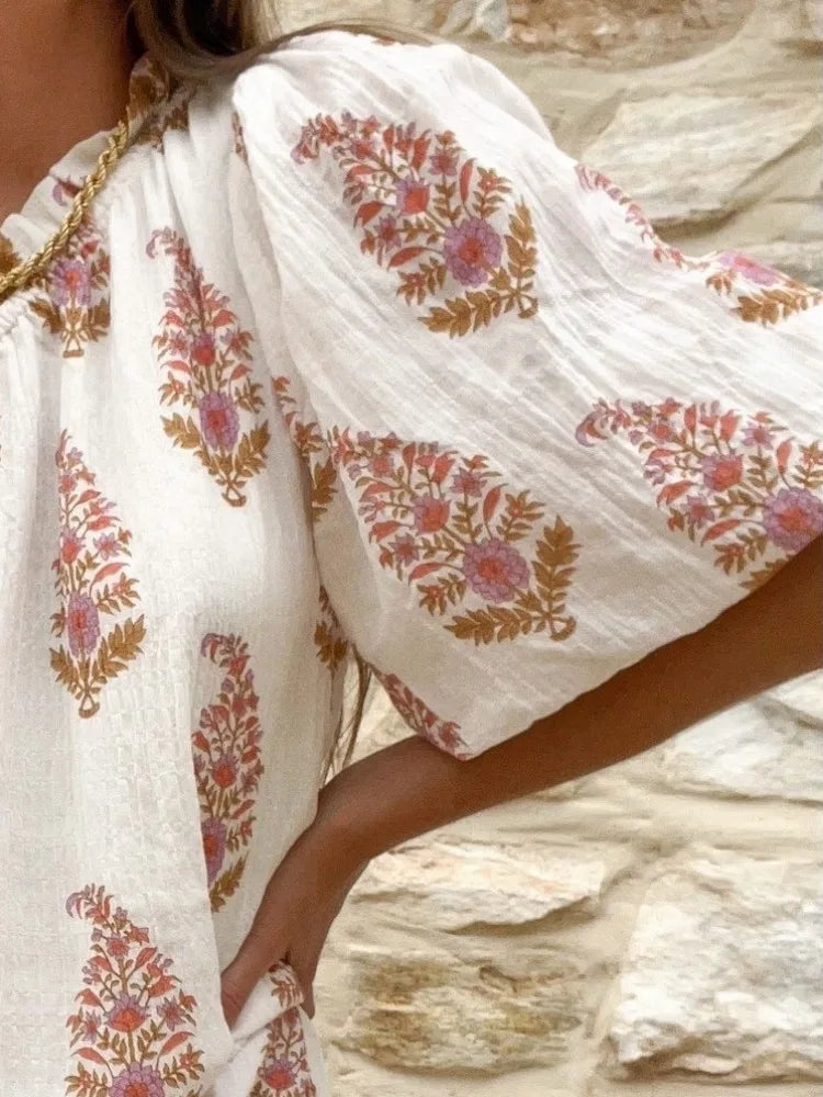 Mariselle | Floral Print Mini Dress
