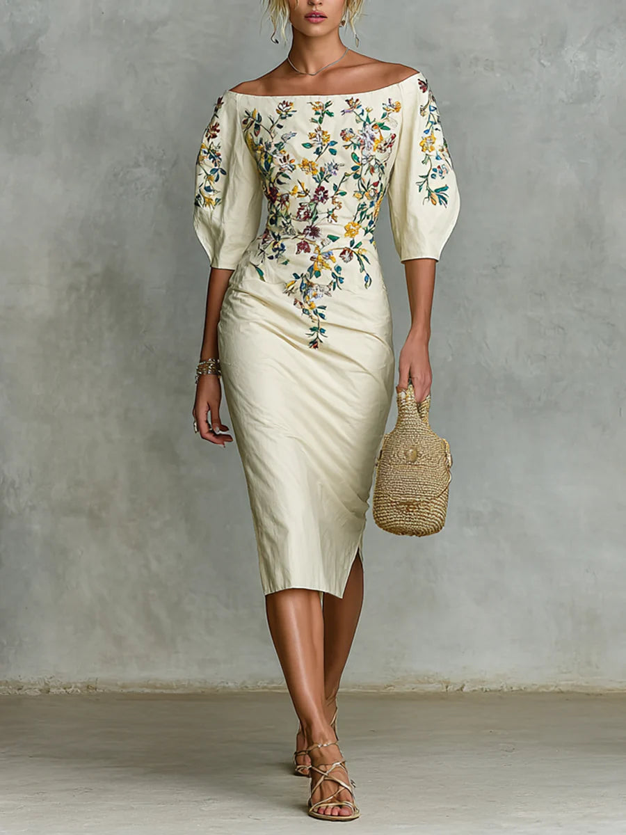 Joelle™ Floral off-shoulder Dress