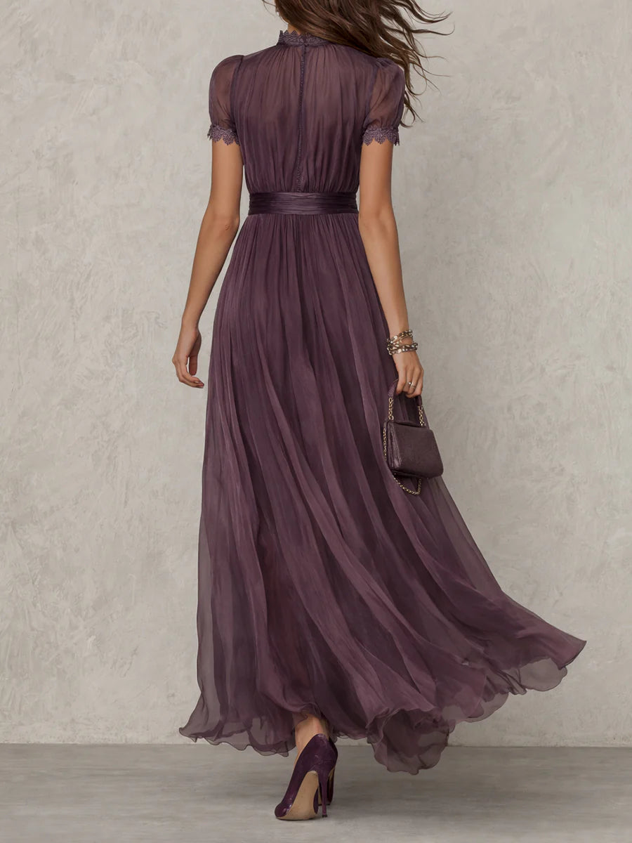 Ottavia | Vintage Elegant Chiffon Maxi Dress