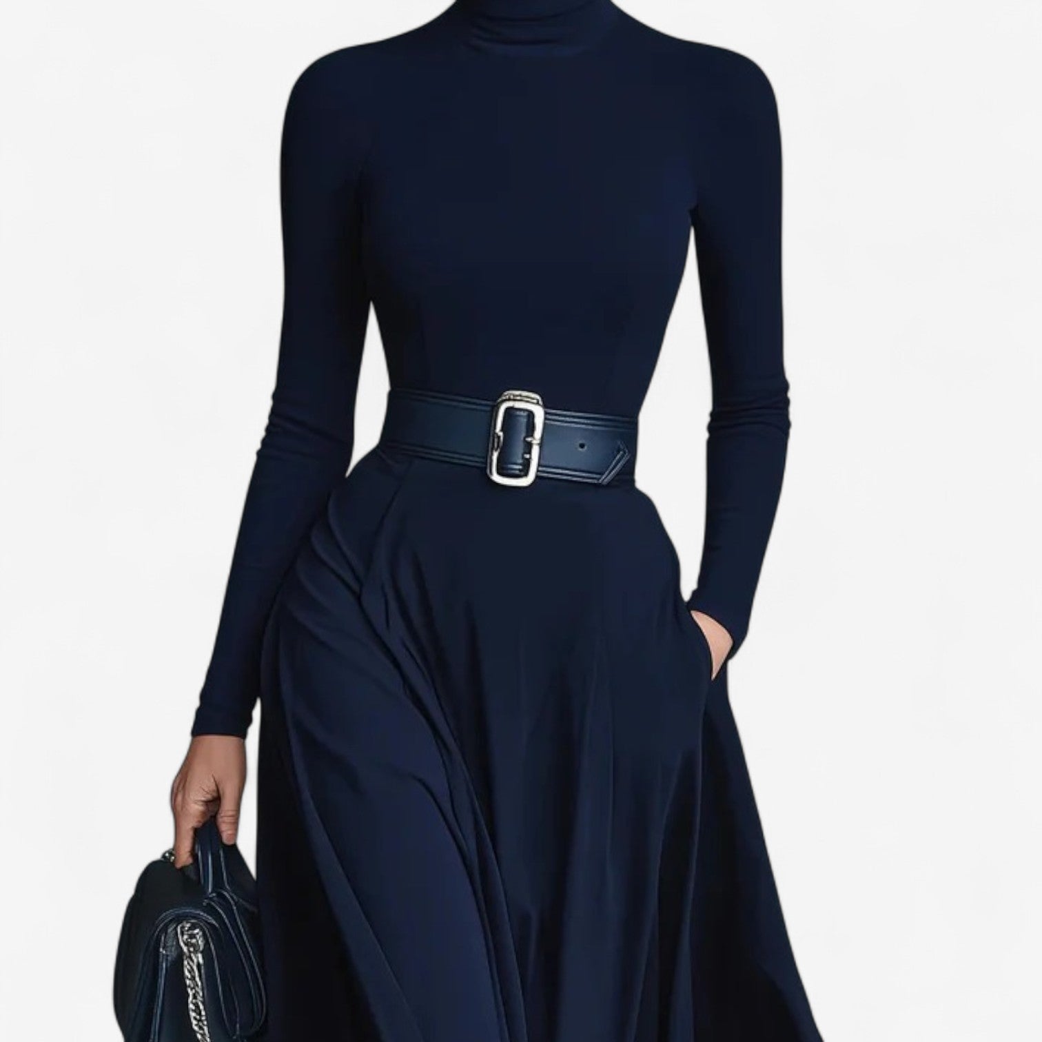 Emilia | High-Neck Maxi Dress