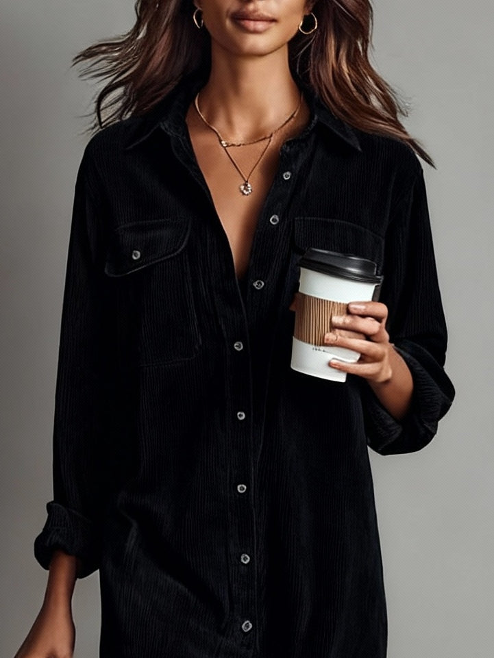 Valnera – Corduroy charm – Shirt dress