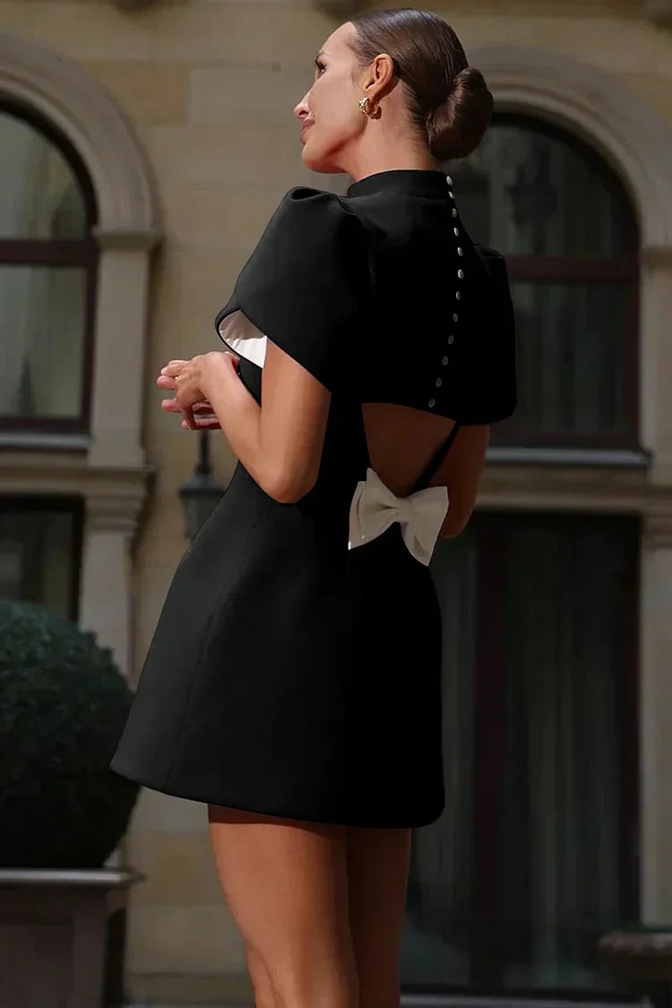 Fiona | Refined Petal Sleeve Dress