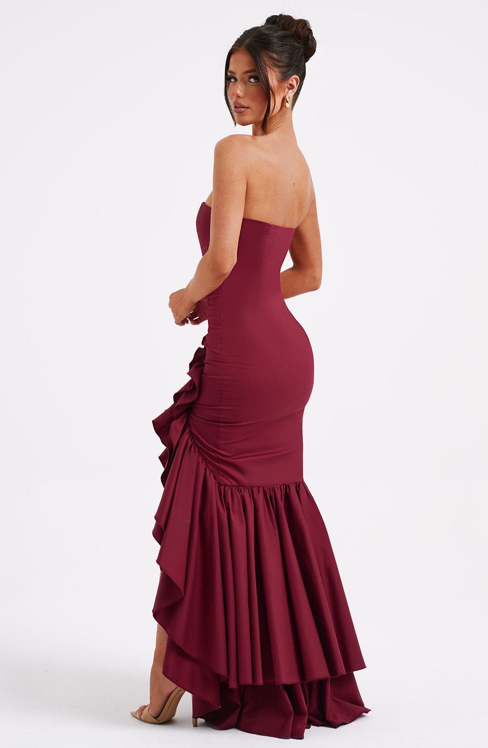Vivienne | Sleeveless Ruffled Maxi Dress