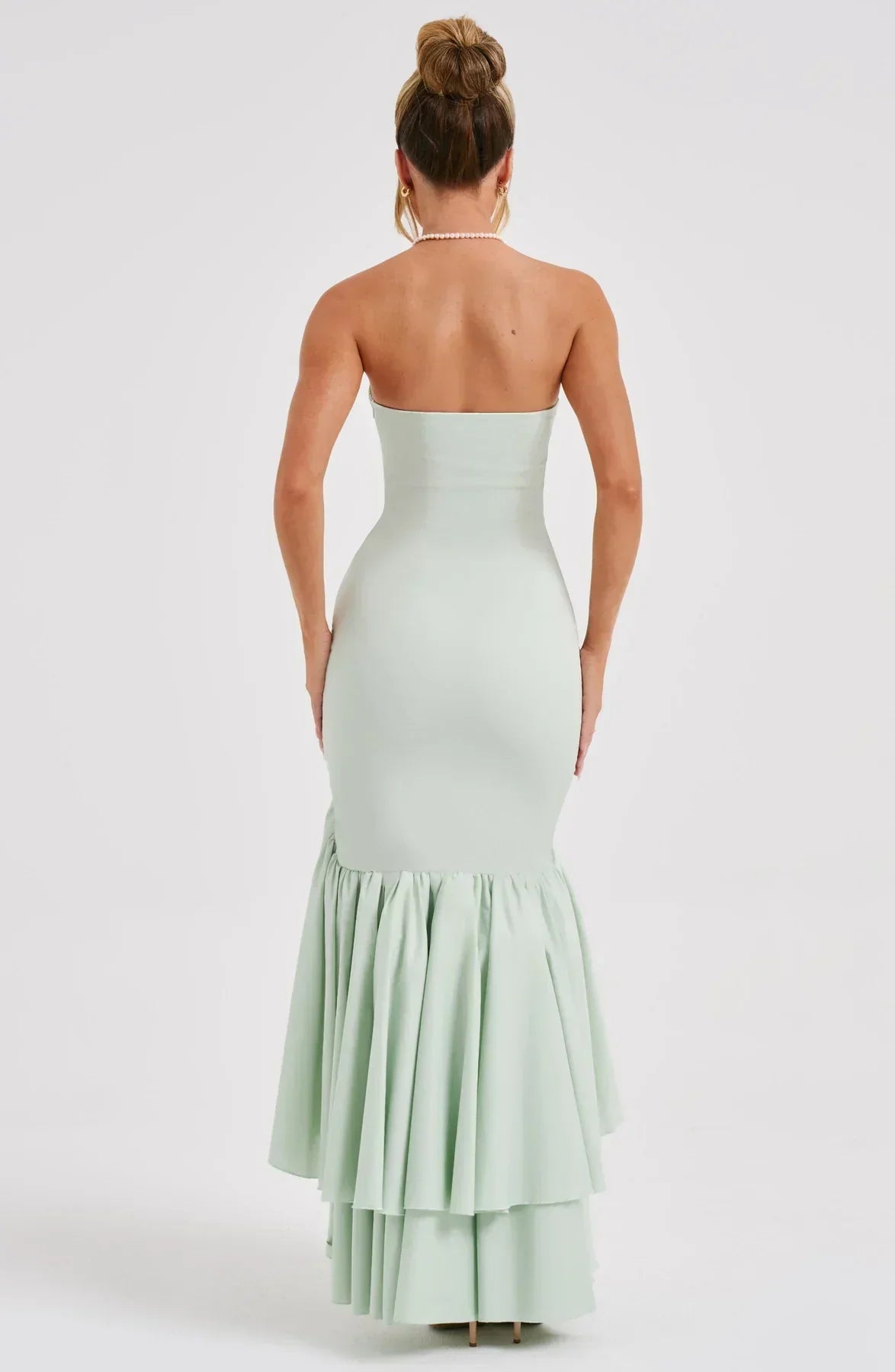 Vivienne | Sleeveless Ruffled Maxi Dress