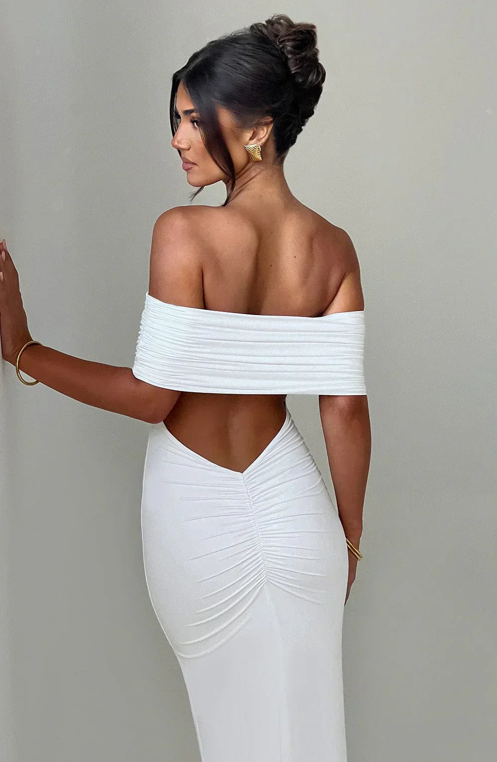 Odessa | Graceful Backless Maxi Dress