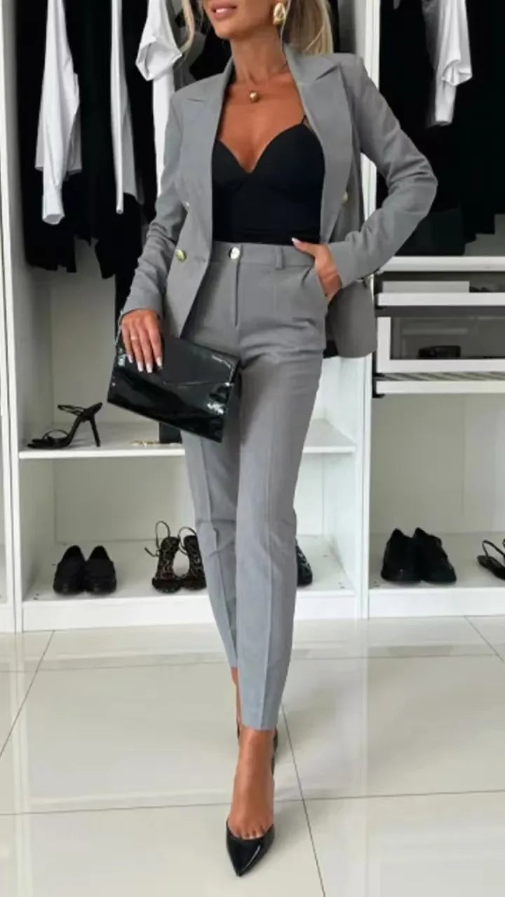 Elena | Tailored Double-Breasted Blazer