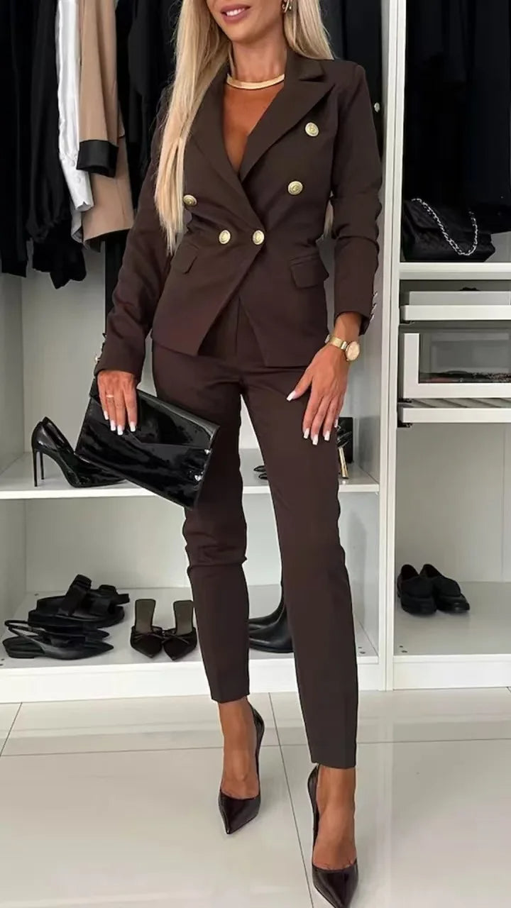 Elena | Tailored Double-Breasted Blazer