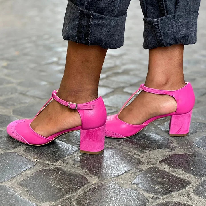 Dahlia | T-Bar Strap Closed Sandal