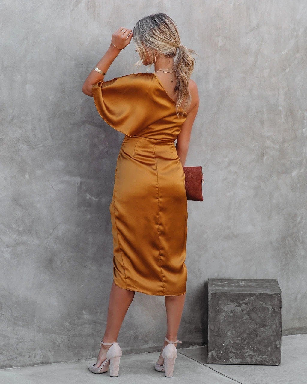 Isla | Elegant Satin Dress