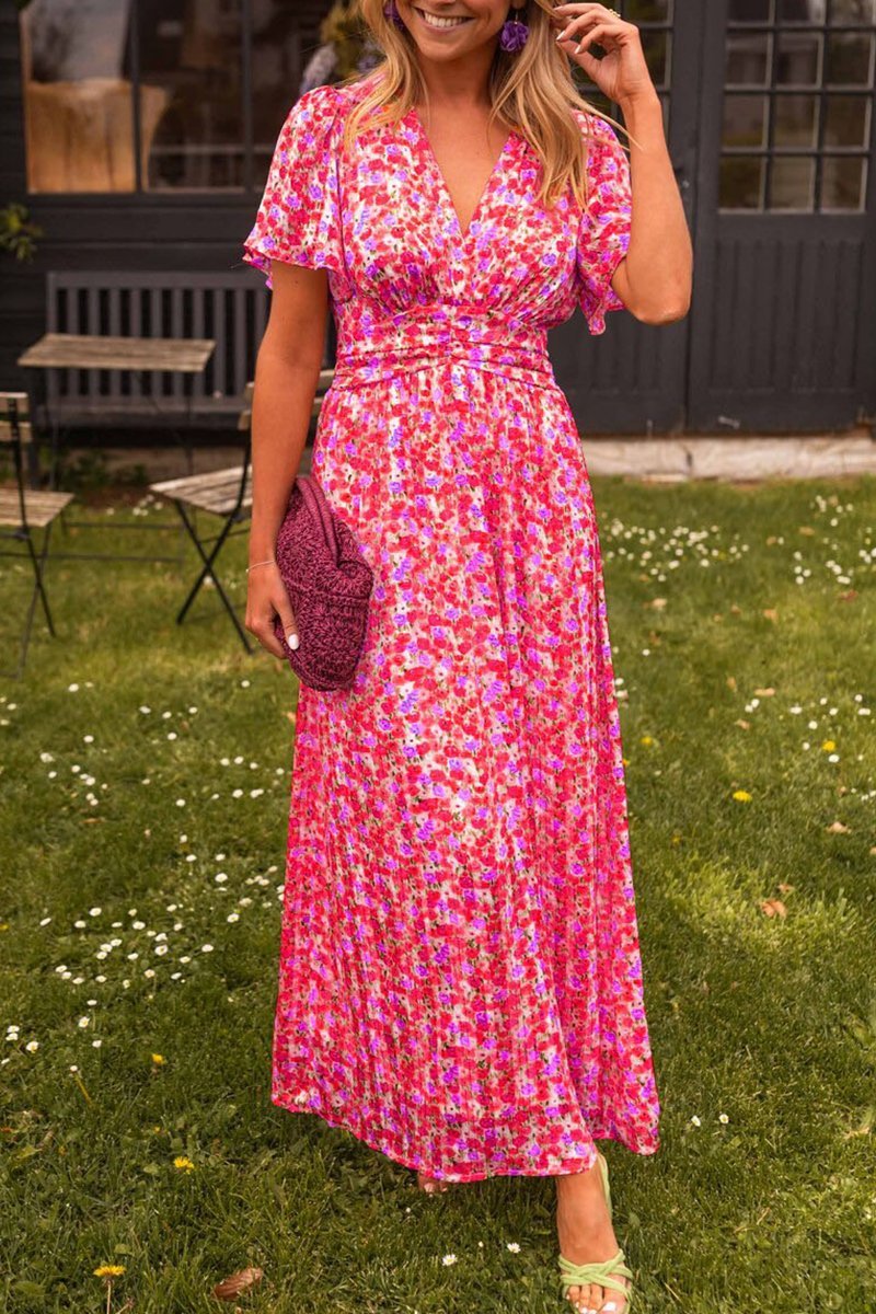 Emilia | V-Neck Maxi Dress