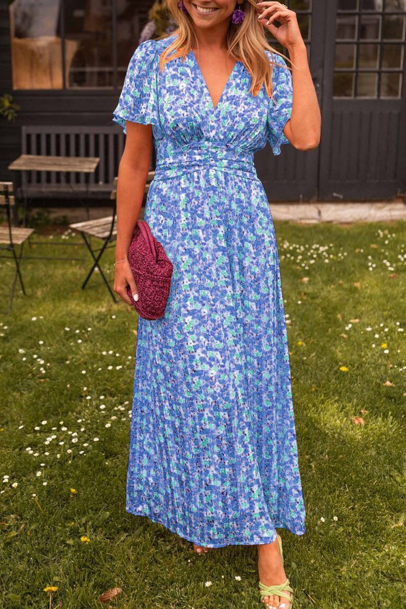 Emilia | V-Neck Maxi Dress