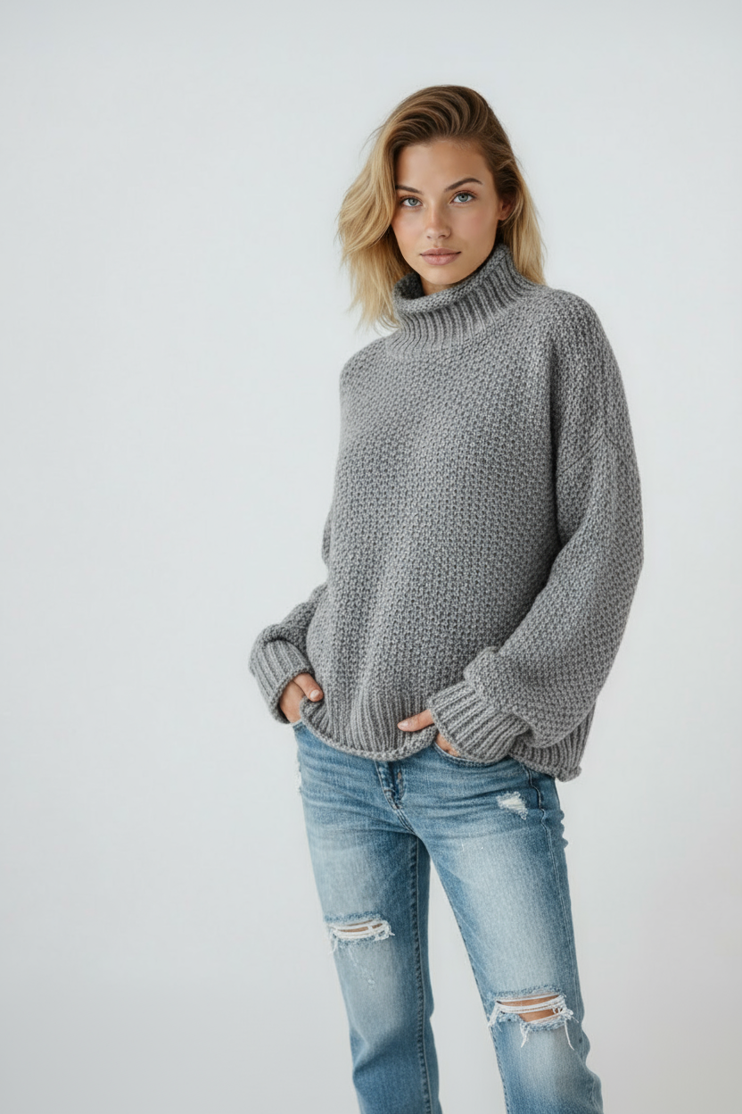 Juliette | Turtleneck Knit Jumper